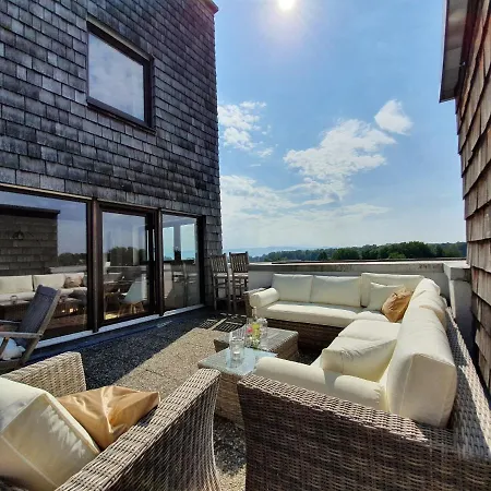 Penthouse Weitblick Mit Berg Und Seesicht Кресброн Экстерьер фото